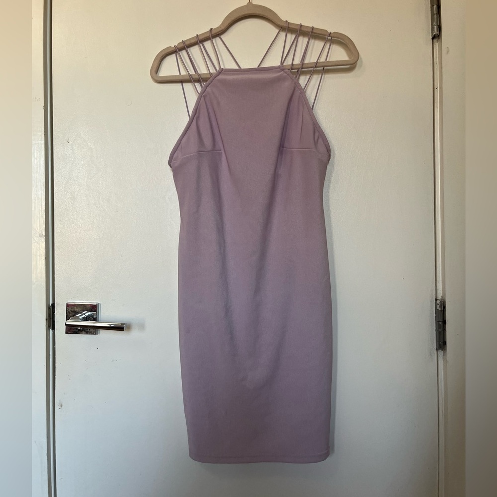 Lavender mini dress